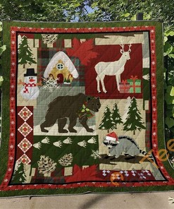 Christmas 1 Quilt Blanket Bedding Set