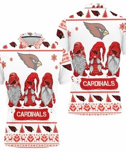 Christmas Gnomes Arizona Cardinals Ugly Sweatshirt Christmas 3d 3D All Over Print Polo Shirt