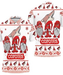 Christmas Gnomes Arizona Coyotes Ugly Sweatshirt Christmas 3d Polo Shirt All Over Print Shirt 3d T-shirt