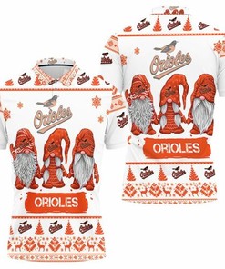 Christmas Gnomes Baltimore Orioles Ugly Sweatshirt Christmas 3d 3D All Over Print Polo Shirt