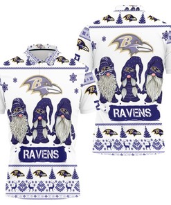 Christmas Gnomes Baltimore Ravens Ugly Sweatshirt Christmas 3d Polo Shirt All Over Print Shirt 3d T-shirt