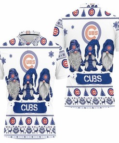 Christmas Gnomes Chicago Cubs Ugly Sweatshirt Christmas 3d 3D All Over Print Polo Shirt