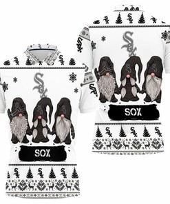 Christmas Gnomes Chicago White Sox Ugly Sweatshirt Christmas 3d 3D All Over Print Polo Shirt