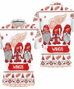 Christmas Gnomes Detroit Red Wings Ugly Sweatshirt Christmas 3d 3D All Over Print Polo Shirt