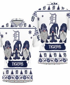 Christmas Gnomes Detroit Tigers Ugly Sweatshirt Christmas 3d 3D All Over Print Polo Shirt