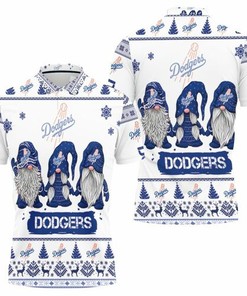 Christmas Gnomes Dodgers Ugly Sweatshirt Christmas 3D All Over Print Polo Shirt