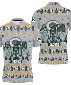 Christmas Gnomes Green Bay Packers Ugly Christmas 3d Jersey Polo Shirt All Over Print Shirt 3d T-shirt