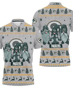 Christmas Gnomes Green Bay Packers Ugly Christmas 3d Polo Shirt Jersey All Over Print Shirt 3d T-shirt