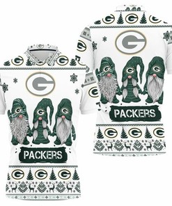 Christmas Gnomes Green Bay Packers Ugly Sweatshirt Christmas 3d 3D All Over Print Polo Shirt