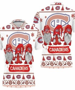 Christmas Gnomes Montreal Canadiens Ugly Sweatshirt Christmas 3d 3D All Over Print Polo Shirt