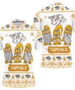 Christmas Gnomes Nashville Predators Ugly Sweatshirt Christmas 3d Polo Shirt All Over Print Shirt 3d T-shirt