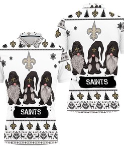 Christmas Gnomes New Orleans Saints Ugly Sweatshirt Christmas 3d Polo Shirt All Over Print Shirt 3d T-shirt