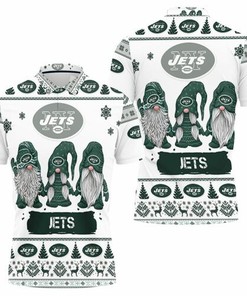 Christmas Gnomes New York Jets Ugly Sweatshirt Christmas 3d 3D All Over Print Polo Shirt