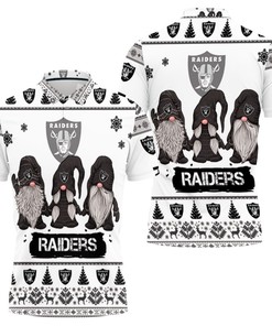 Christmas Gnomes Oakland Raiders Ugly Sweatshirt Christmas 3d Polo Shirt All Over Print Shirt 3d T-shirt