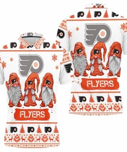 Christmas Gnomes Philadelphia Flyers Ugly Sweatshirt Christmas 3d 3D All Over Print Polo Shirt