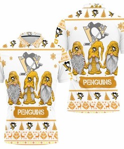Christmas Gnomes Pittsburgh Penguins Ugly Sweatshirt Christmas 3d 3D All Over Print Polo Shirt