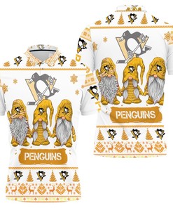 Christmas Gnomes Pittsburgh Penguins Ugly Sweatshirt Christmas 3d Polo Shirt All Over Print Shirt 3d T-shirt