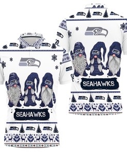Christmas Gnomes Seattle Seahawks Ugly Sweatshirt Christmas 3d Polo Shirt All Over Print Shirt 3d T-shirt