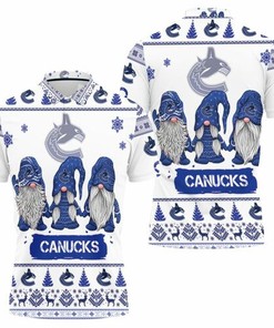 Christmas Gnomes Vancouver Canucks Ugly Sweatshirt Christmas 3d 3D All Over Print Polo Shirt