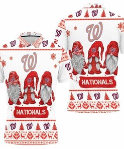 Christmas Gnomes Washington Nationals Ugly Sweatshirt Christmas 3d 3D All Over Print Polo Shirt