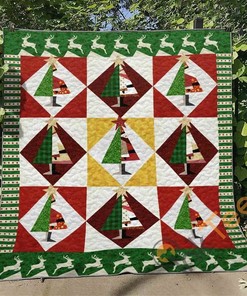 Christmas Quilt Blanket Bedding Set