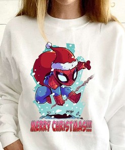 Christmas Spider Man Doctor Strange Marvel No Way Home Vintage Unisex Gift T-Shirt