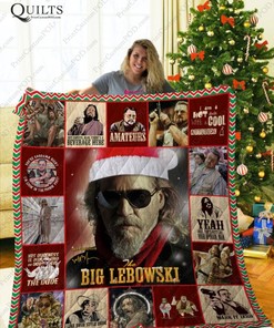 Christmas The Big Lebowski Collected Quilt Blanket Bedding Set