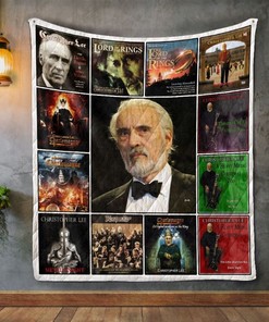 Christopher Lee Album Quilt Blanket