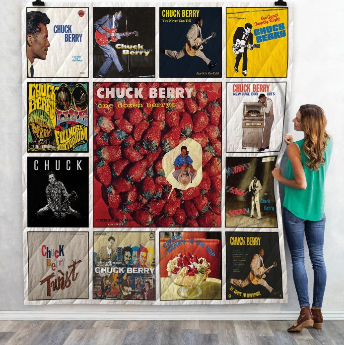 Chuck Berry Combine Quilt Blanket Bedding Set for Home Décor