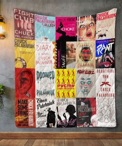Chuck Palahniuk Books Quilt Blanket Bedding Set