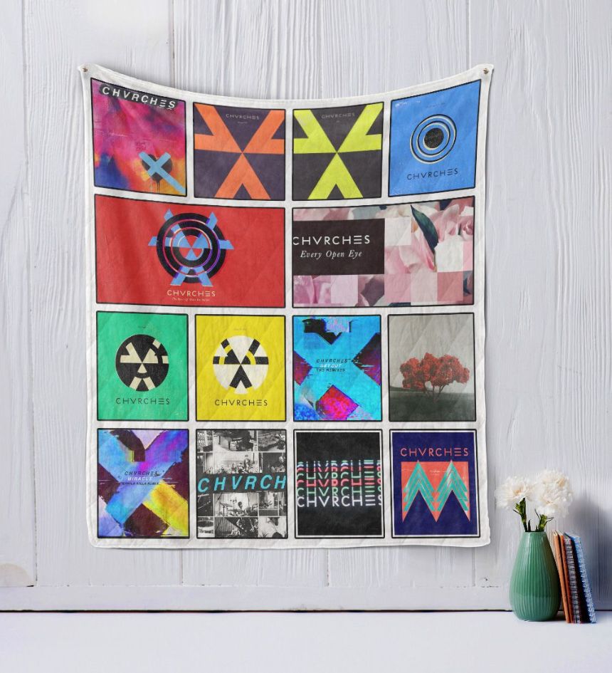 Chvrches Vintage Quilt Blanket Bedding Set for Home Décor
