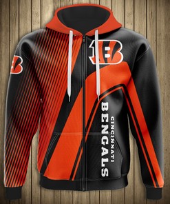 Cincinnati Bengals 3D Hoodie Zip Hoodie Gift for Fans
