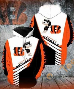 Cincinnati Bengals Snoopy Hoodie 3d