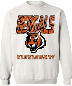 Cincinnati Bengals Vintage Nfl Crewneck Sweatshirt