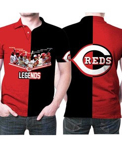 Cincinnati Reds Legends Best Players Ever Together 3d Printed Gift For Cincinnati Reds Fan Polo Shirt All Over Print Shirt 3d T-shirt