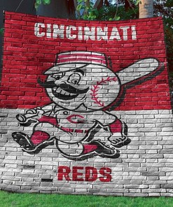 Cincinnati Reds Sleepy Quilt Blanket Bedding Set