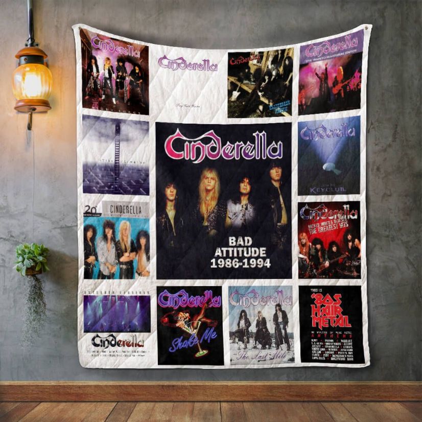 Cinderella Albums Bad Attitude 16 - 19 Quilt Blanket Bedding Set