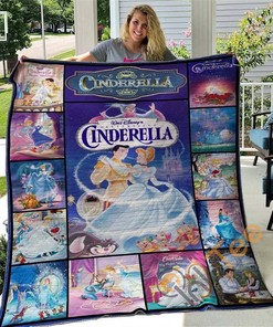 Cinderella Quilt Blanket Bedding Set With Pilliwcase Option