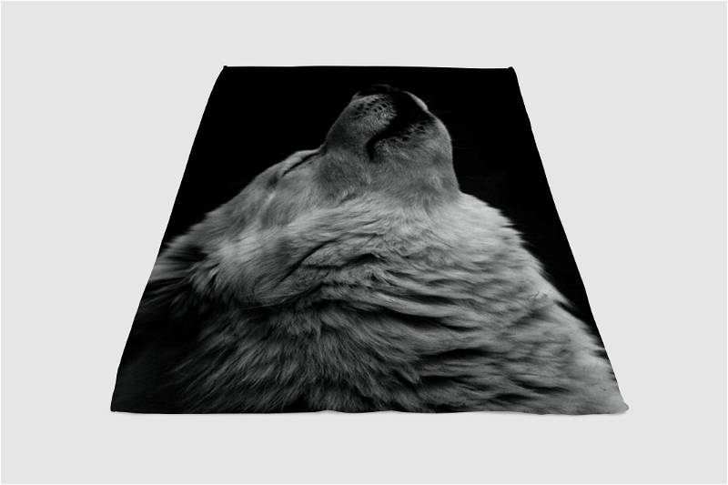 Cinematic Dog Sherpa Fleece Blanket Gifts for Family, for Couple