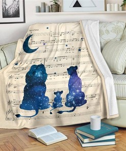 Circle Of Life Lyric Lion King Sherpa Fleece Blanket Gifts for Family, for Couple