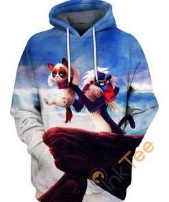 Circle Of Life ? Rafiki With Grumpy Cat Hoodie 3D