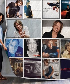 Classic Keith Urban Albums Collection Quilt Blanket Bedding Set