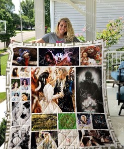 Classic Labyrinth Collection Quilt Blanket Bedding Set