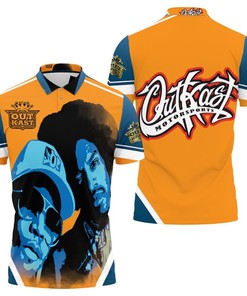 Classic Outkast Portrait Outkast 3D All Over Print Polo Shirt