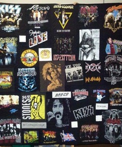 Classic Rock Bands Quilt Blanket Bedding Set for Home Décor