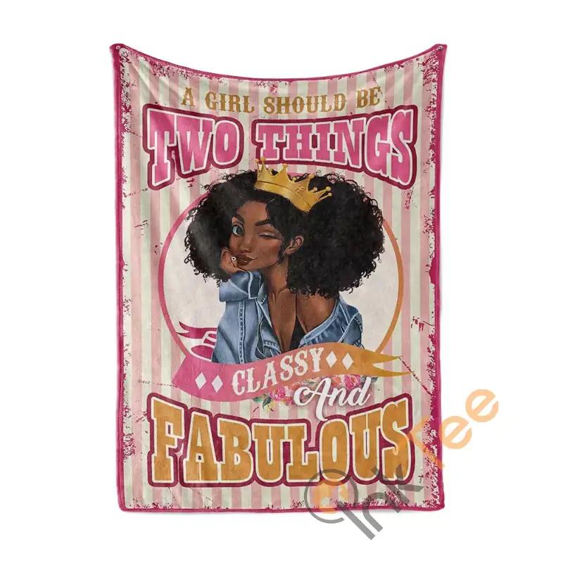 Classy N Fabulous Black Queen Sherpa Fleece Blanket Gifts for Family, for Couple