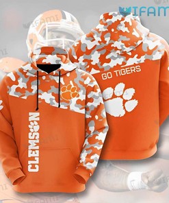 Clemson Hoodie 3D Go Tigers Clemson Tigers Gift