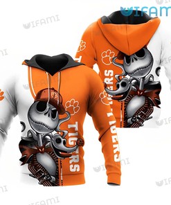Clemson Hoodie 3D Jack Skellington Zero Clemson Tigers Gift