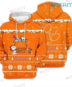 Clemson Hoodie 3D Snoopy Christmas Clemson Tigers Gift