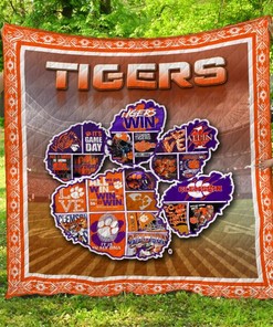Clemson Tiger Quilt Blanket LC5